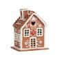 Preview: Lebkuchenhaus 20 x 14,5 x 26 cm / Gingerbread Edelweiss Chalet